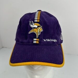 Vintage 90’s Logo Athletic Minnesota Vikings Purple Adjustable Hat